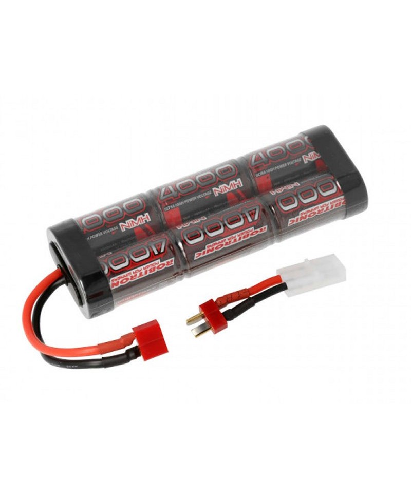 Batterie NiMH 7,2V 4000mAh ROBITRONIC pour voiture Pack DEANS TAMIYA SC4000T