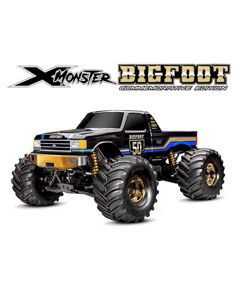 X-MONSTER BIGFOOT 8S 50TH EDITION 1/5 4WD BRUSHLESS WIRELESS ID TSM TRAXXAS 77136-4-50TH