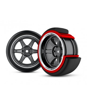 TRAXXAS NISSAN 240SX 4-TEC DRIFT 1/10 4WD 2,4Ghz RTR BRUSHED 105247-4-RED