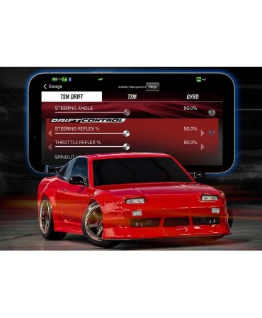 TRAXXAS NISSAN 240SX 4-TEC DRIFT 1/10 4WD 2,4Ghz RTR BRUSHED 105247-4-RED
