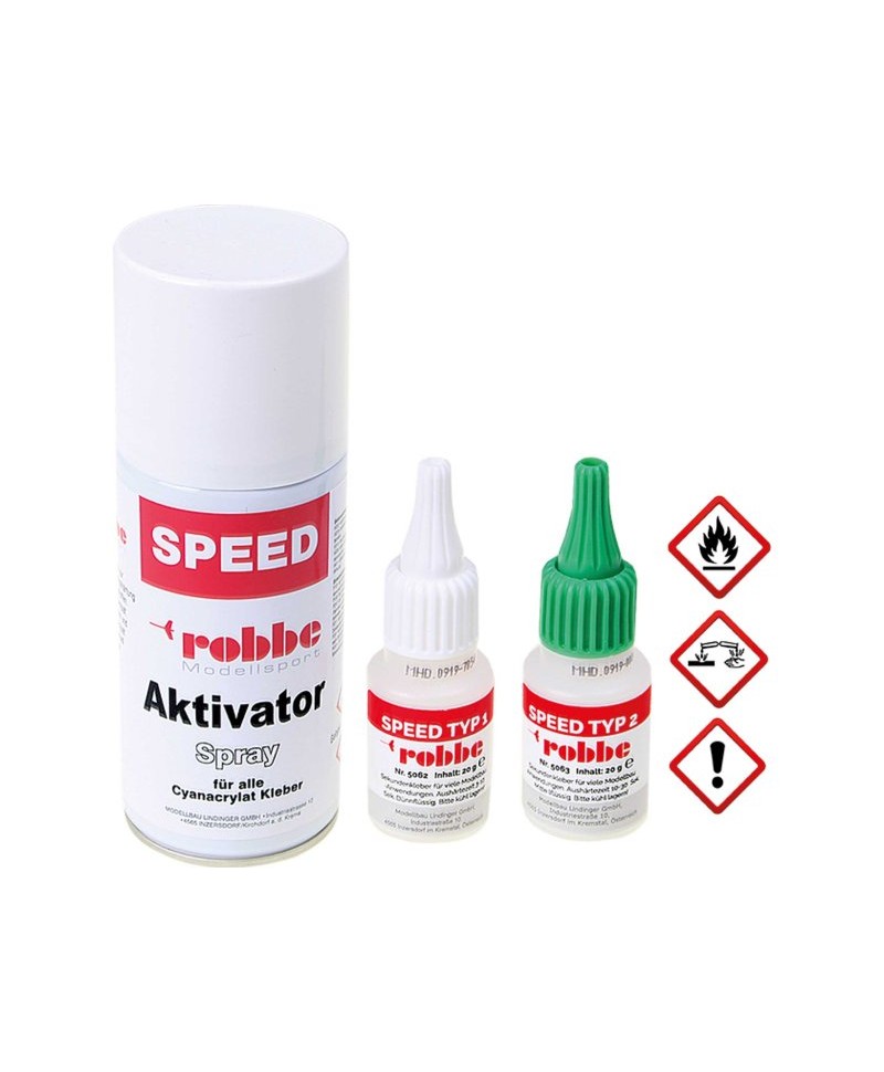 Robbe Modellsport SPEED Set de colle CYANO 3 pièces 5019