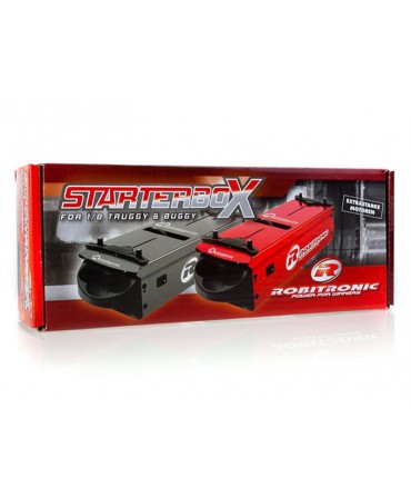 Banc de démarrage aluminium STATERBOX ROBITRONIC BUGGY-TRUGGY 1/8 (2 x 775)  R06010