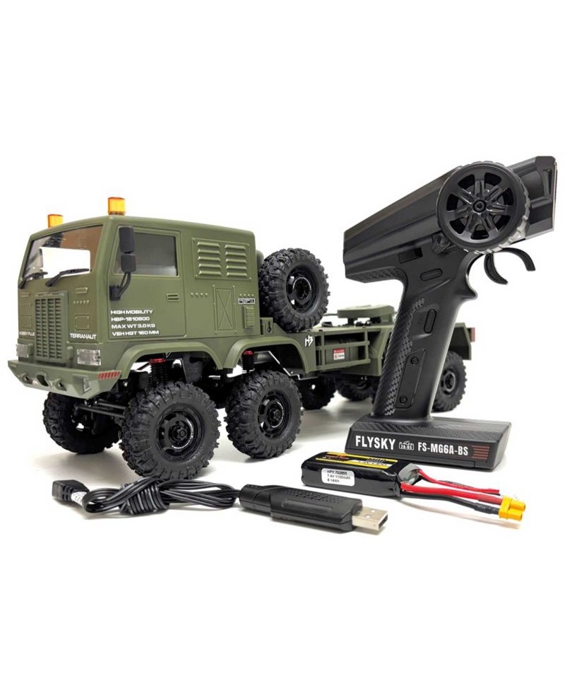 CRAWLER HB HOBBY PLUS 1/18 TERRANAUT CR-18P 8X8 2,4Ghz RTR (AWS) VERT