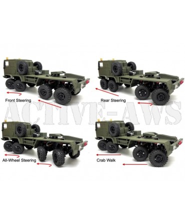CRAWLER HB HOBBY PLUS 1/18 TERRANAUT CR-18P 8X8 2,4Ghz RTR (AWS) VERT