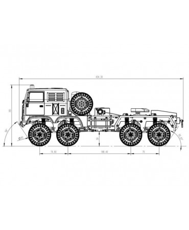 CRAWLER HB HOBBY PLUS 1/18 TERRANAUT CR-18P 8X8 2,4Ghz RTR (AWS) VERT
