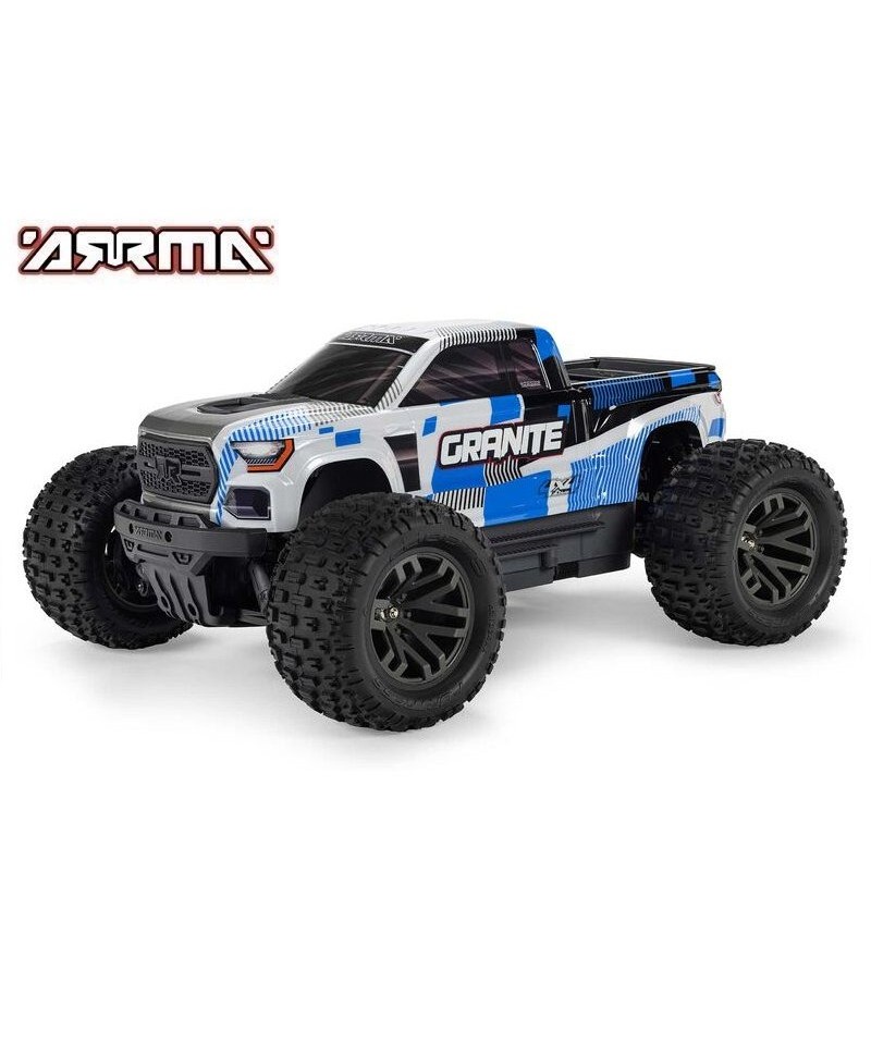ARRMA Monster truck GRANITE MEGA 665 1/10 4WD BLEU ARA4202V4T2