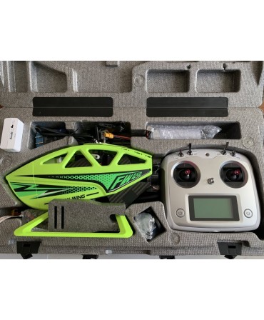 Hélicoptère FLYWING FW450L V3 ACE BRUSHLESS 2,4GHz GPS 6 CANAUX 3D ACROBATIES VERT MODE1/2
