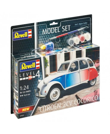 Revell MODEL SET CITROËN 2CV COCORICO 1/24 67653