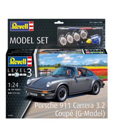 Revell MODEL SET PORSCHE 911 CARRERA 3.2 COUPE (G-MODEL) 1/24 67688
