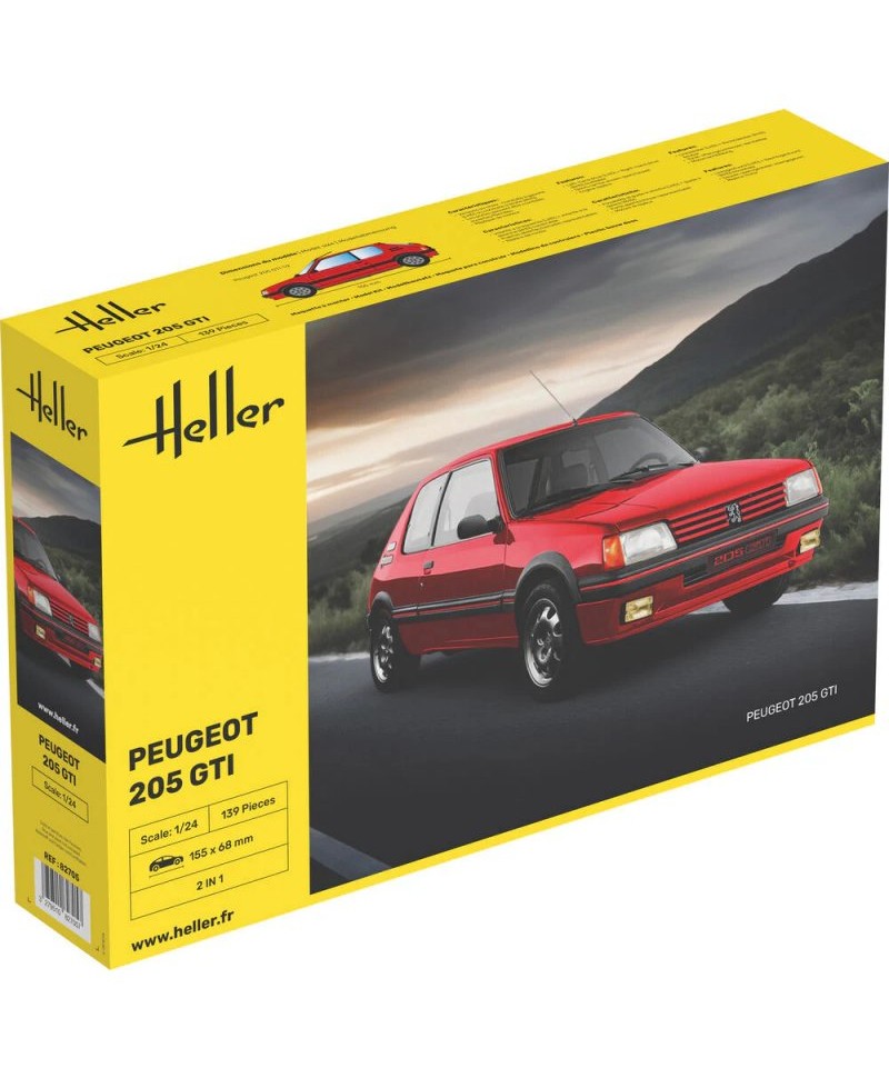 Heller PEUGEOT 205 GTI 1/24 82705