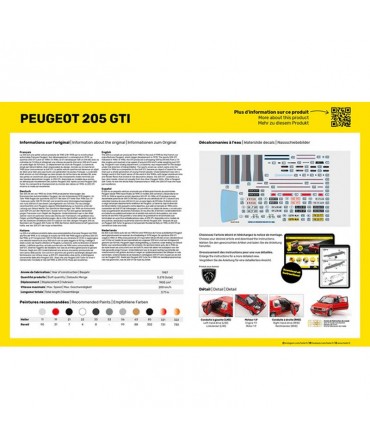 Heller PEUGEOT 205 GTI 1/24 82705