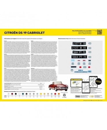 Heller CITROËN DS 19 CABRIOLET 1/16 80796