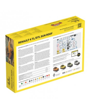 Heller RENAULT 4 TL/GTL SUN ROOF 1/24 82704