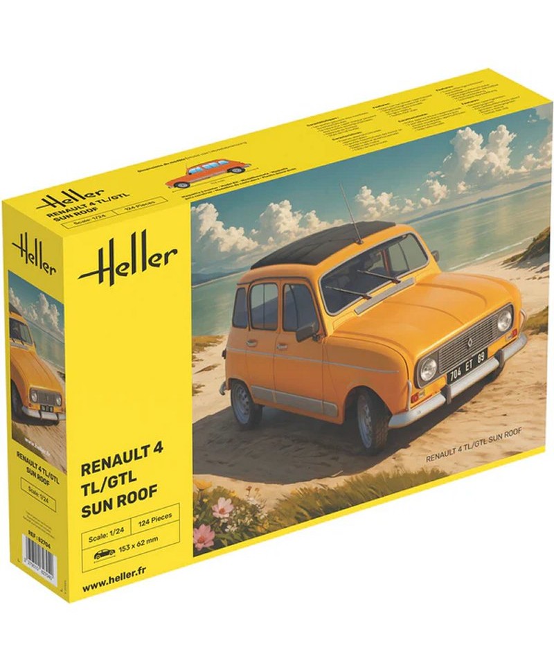 Heller RENAULT 4 TL/GTL SUN ROOF 1/24 82704