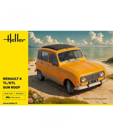 Heller RENAULT 4 TL/GTL SUN ROOF 1/24 82704