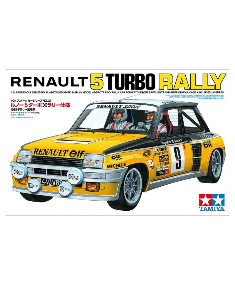 TAMIYA RENAULT 5 TURBO RALLY 1/24 24027