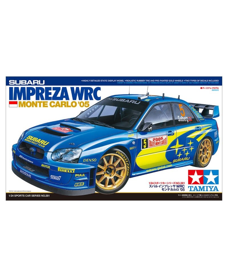 TAMIYA SUBARU IMPREZA WRC MONTE-CARLO 05 1/24 24281