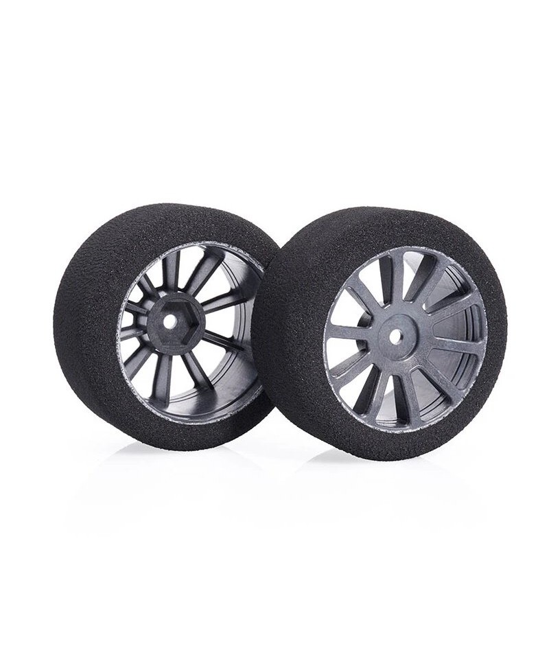 MATRIX - AIR CARBON - Set de pneus arrières 1/10 - 37 Shores - 30mm x 64mm - (2pcs) MX-10P37ACJP