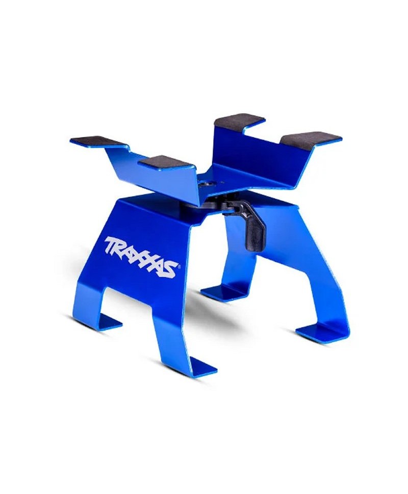 Stand rotatif pour voiture 1/5 en aluminium anodisé bleu TRAXXAS 8797-BLUE