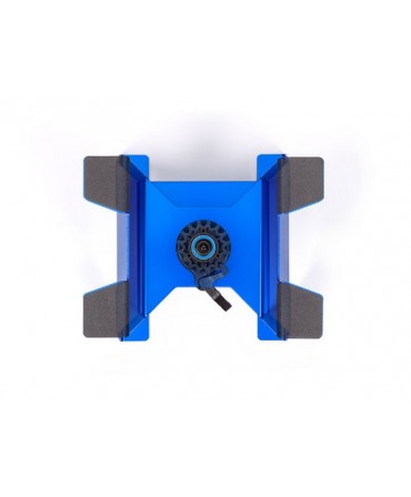 Stand rotatif pour voiture 1/5 en aluminium anodisé bleu TRAXXAS 8797-BLUE