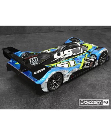 Carrosserie Bittydesign HYPERCAR 499R 1/10 TC non peinte 190 mm BD-LMH-190499R
