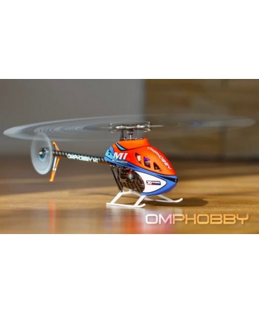 OMPHOBBY M1 V3 PRO - Hélicoptère Micro 3D Direct Drive (ExpressLRS Intégré) Cosmic Orange BNF 38OSHM0061