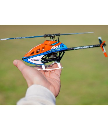 OMPHOBBY M1 V3 PRO - Hélicoptère Micro 3D Direct Drive (ExpressLRS Intégré) Cosmic Orange BNF 38OSHM0061