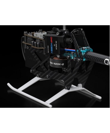 OMPHOBBY M1 V3 PRO - Hélicoptère Micro 3D Direct Drive (ExpressLRS Intégré) Cosmic Orange BNF 38OSHM0061