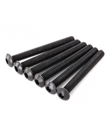 TRAXXAS Vis tête bombée BTR M3 x 27mm (6pcs) 2616