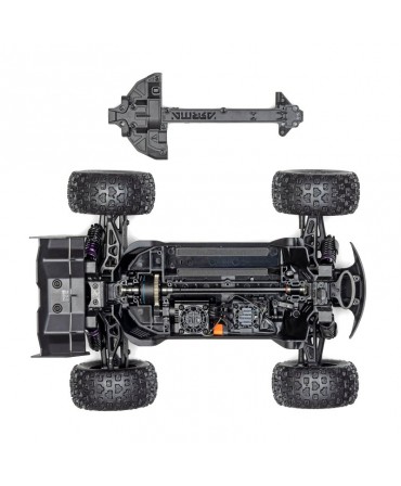 ARRMA MINI KRATON 223S DSC 4X4 3S BLX 1/16 4WD BLEU ARA2508ST1