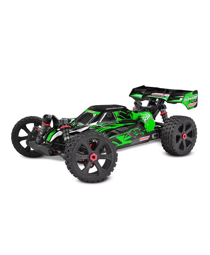 Buggy TEAM CORALLY ASUGA XLR 6S VERT 2,4Ghz RTR BRUSHLESS C-00288-G