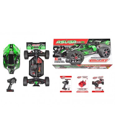 Buggy CORALLY ASUGA XLR 6S VERT 2,4Ghz RTR BRUSHLESS C-00288-G