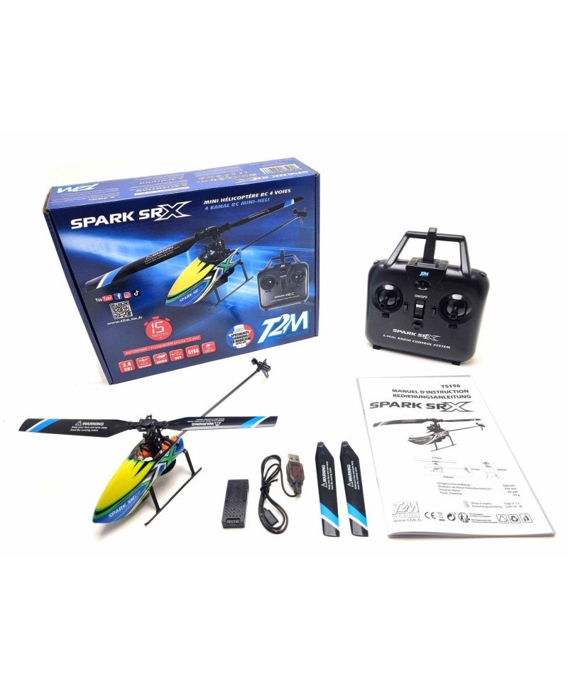 T2M Hélicoptère SPARK SRX 2,4GHz 4CH T5196