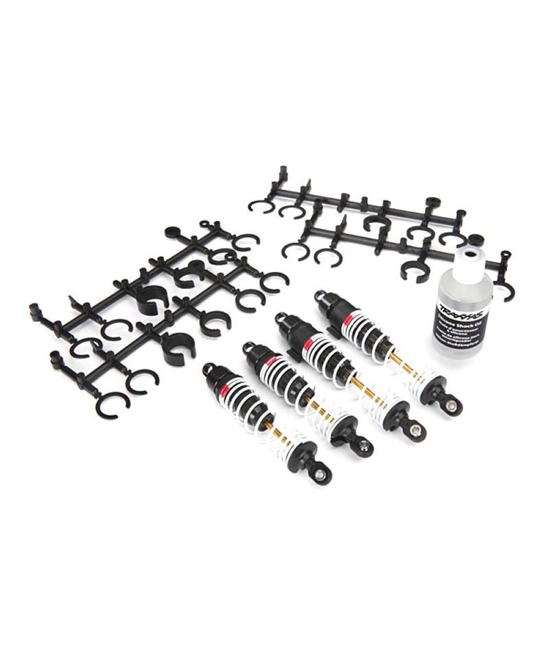 TRAXXAS Kit d'amortisseurs gros volumes avant arrière (4pcs) + huile 5862