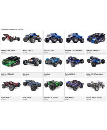 TRAXXAS Kit d'amortisseurs gros volumes avant arrière (4pcs) + huile 5862