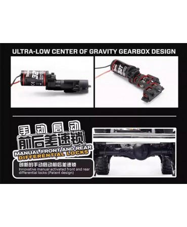 CRAWLER YIKONG 41015A BLEU 1/10 4WD 2,4Ghz RTR YK41015A