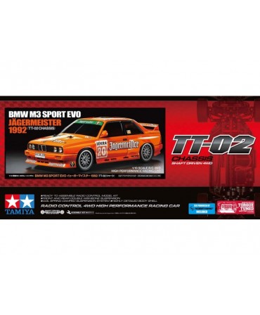 TAMIYA BMW M3 SPORT EVO 1992 Jagermeister KIT TT-02 58760