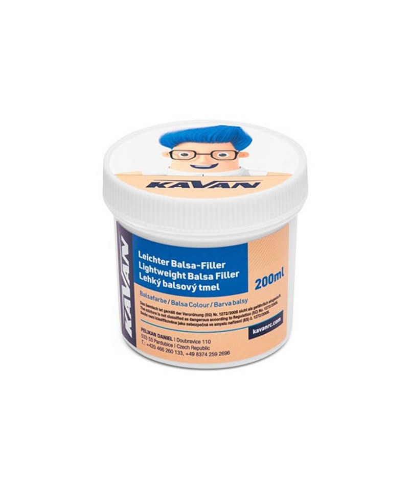 Mastic léger pour balsa 200 ml couleur balsa KAVAN KAV56.9982.EN