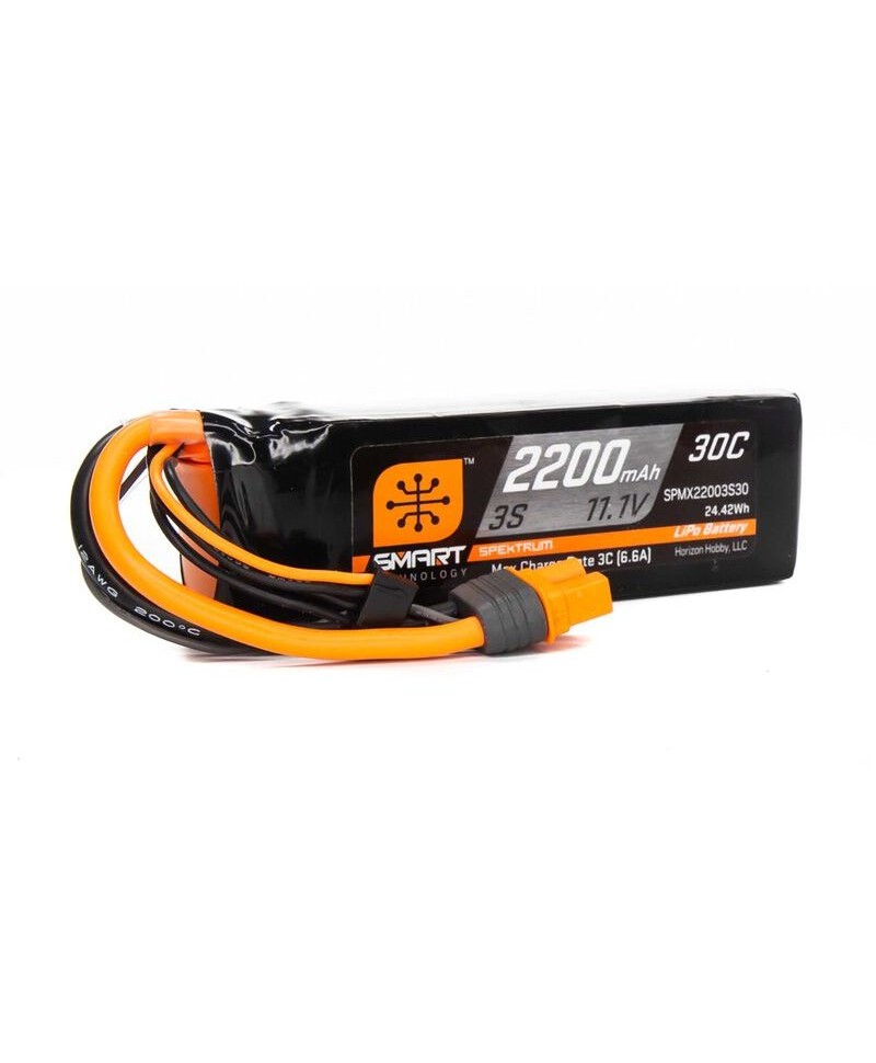 SPEKTRUM batterie Smart LiPo 3S 11,1V 2200mAh 30C SPMX22003S30