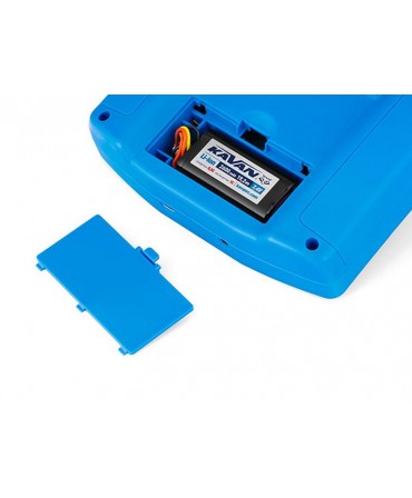 Radiocommande KAVAN V5 ACCESS/ACCST bleu 2,4Ghz et récepteur R6L MODE2 KAV16.1009