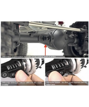 CRAWLER ABSIMA CR4.4eco BRONCO BLEU 1/10 4WD 2,4Ghz RTR