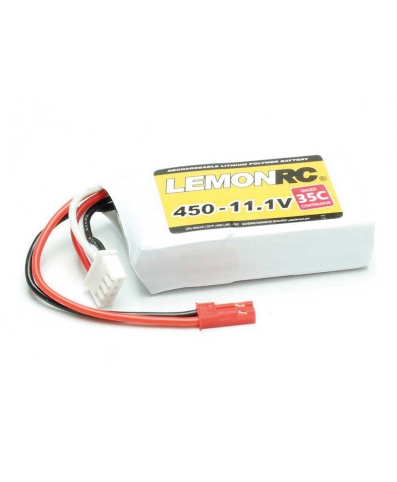 Batterie LiPo 3S 11,1V 450mAh 35C JST LEMONRC 15769