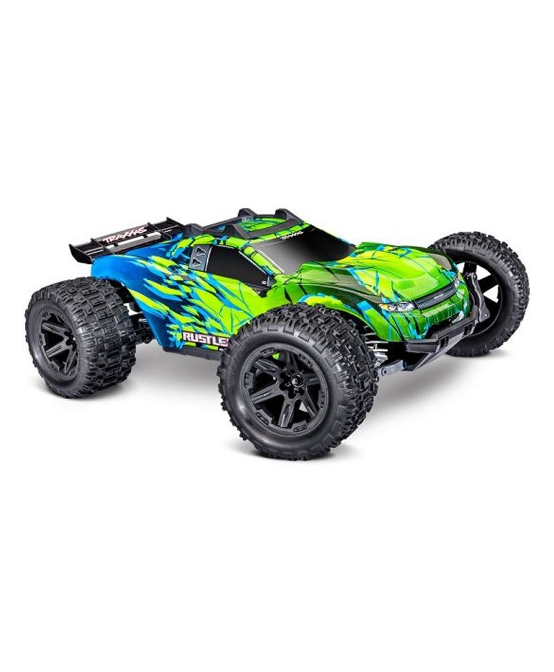 RUSTLER HD 1/10 4WD 2,4Ghz RTR VX3 BRUSHLESS ID TSM TRAXXAS 67464-4-GRN