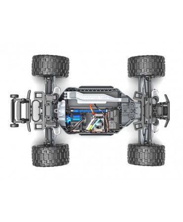 RUSTLER HD 1/10 4WD 2,4Ghz RTR VX3 BRUSHLESS ID TSM TRAXXAS 67464-4-40TH