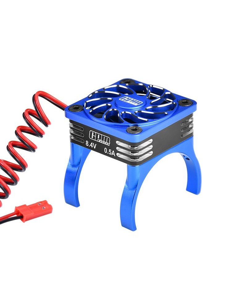 Ventilateur bleu alliage 6061 20 000 tr/min moteur 36 mm pour TRAXXAS MINI MAXX, MINI XRT, SLASH, RALLY, JATO 4x4 XRTM018FANV1-B