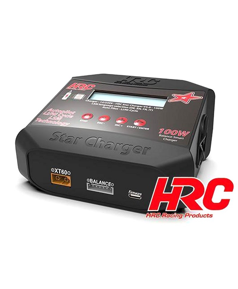 Chargeur HRC Racing 100W STAR-CHARGER V5.0 AC/DC HRC9354B