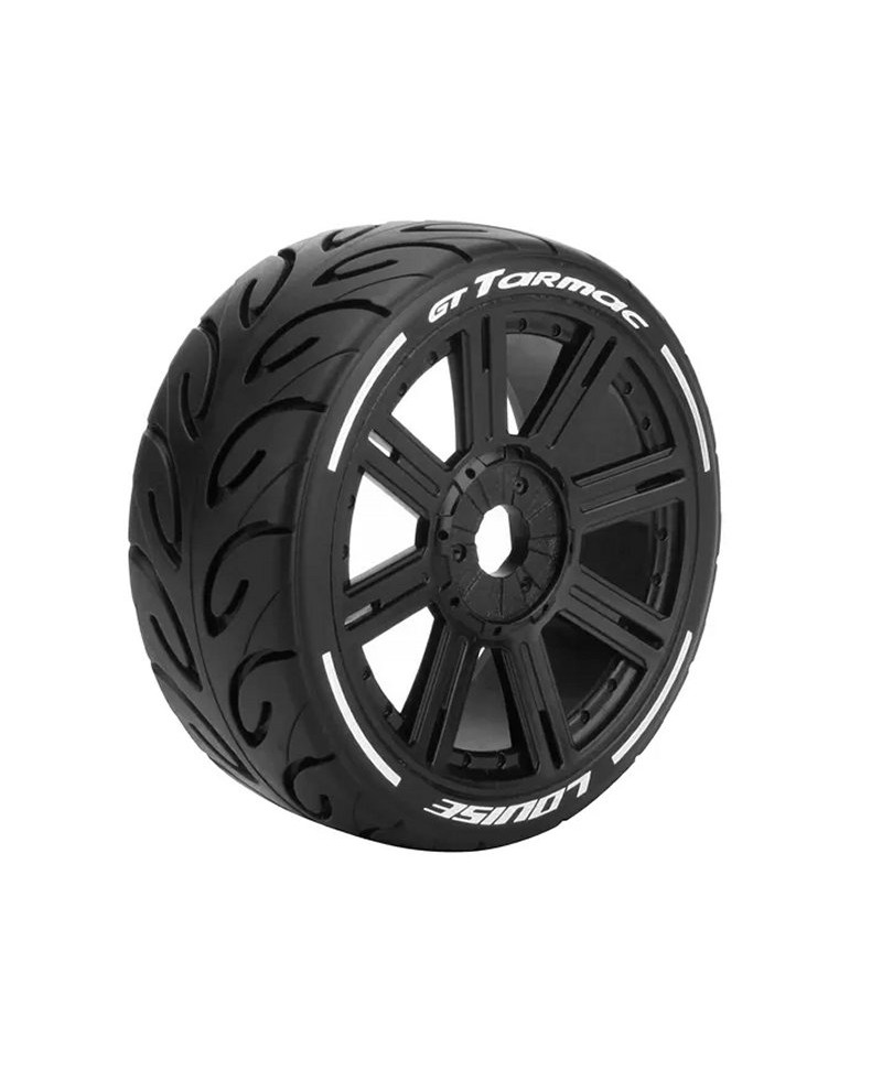 LOUISE RC - MFT-GT-TARMAC - Set de pneus Buggy 1-8 - Super Soft - Jantes Noires - Hex 17mm - (2pcs) L-T3285VB