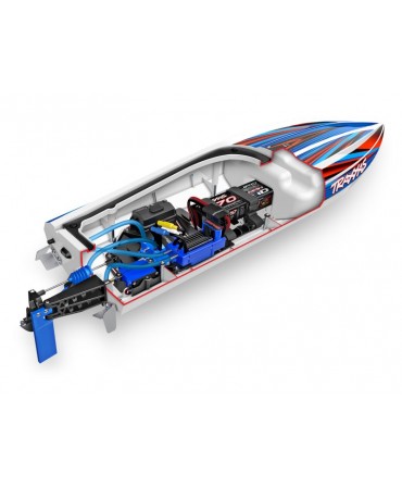 DISRUPTOR OFFSHORE REDRESSEMENT AUTOMATIQUE TQ TRAXXAS 106064-4-BLUE