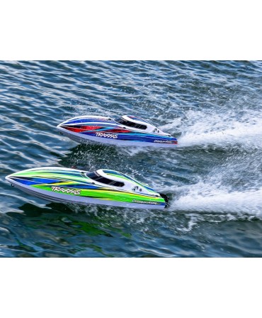 DISRUPTOR OFFSHORE REDRESSEMENT AUTOMATIQUE TQ TRAXXAS 106064-4-BLUE