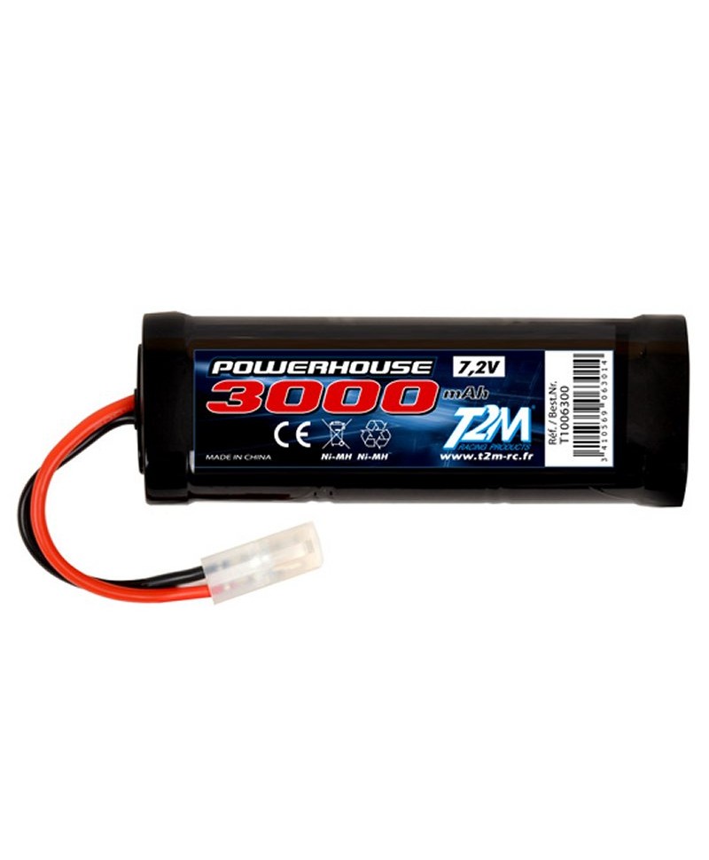 Batterie NiMH 7,2V 3000mAh T2M pour voiture T1006300